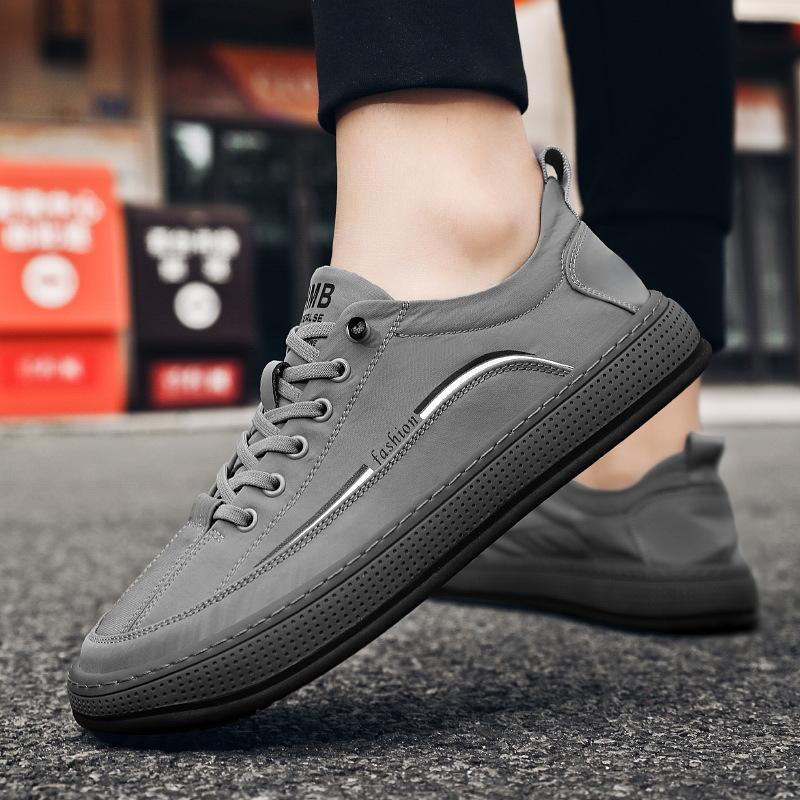 SANGCAKRA COD- Sepatu Pria Sneakers Olahraga Style Korea New Model 2023 Style Korea Musim Panas All-Match Low-Top Slip On Anti Selip Bernapas Bersol Tebal Rendah Ringan Nyaman Dipakai Kasual Import Terbaru Gaya Sporty Keren Kekinian SP-18