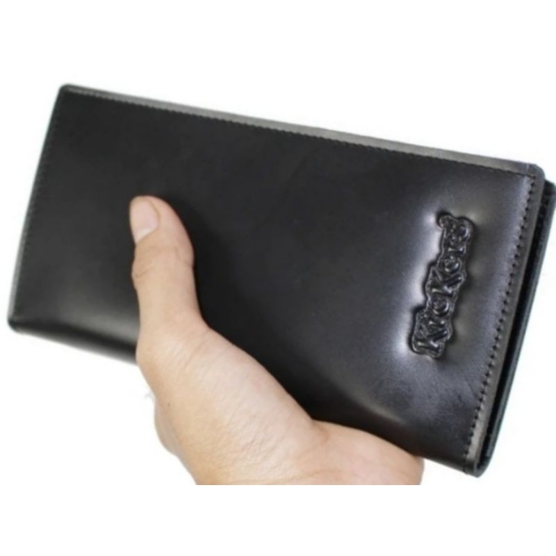 Dompet panjang garansi full Kulit asli Pria wanita Import kickers