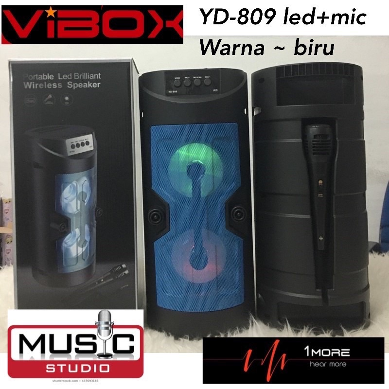 PROMO SPEAKER BLUETTOH VIBOX YD809 BONUS MIC KARAOKE BY SMOLL