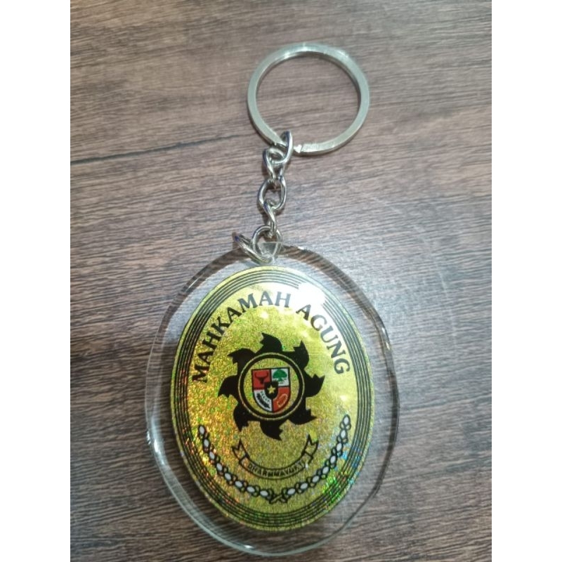Gantungan kunci Mahkamah Agung (akrilik)