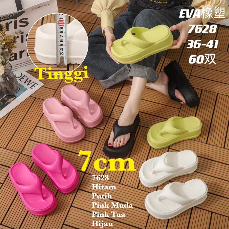 SANDAL WANITA RINGAN 7628 ANTI LICIN