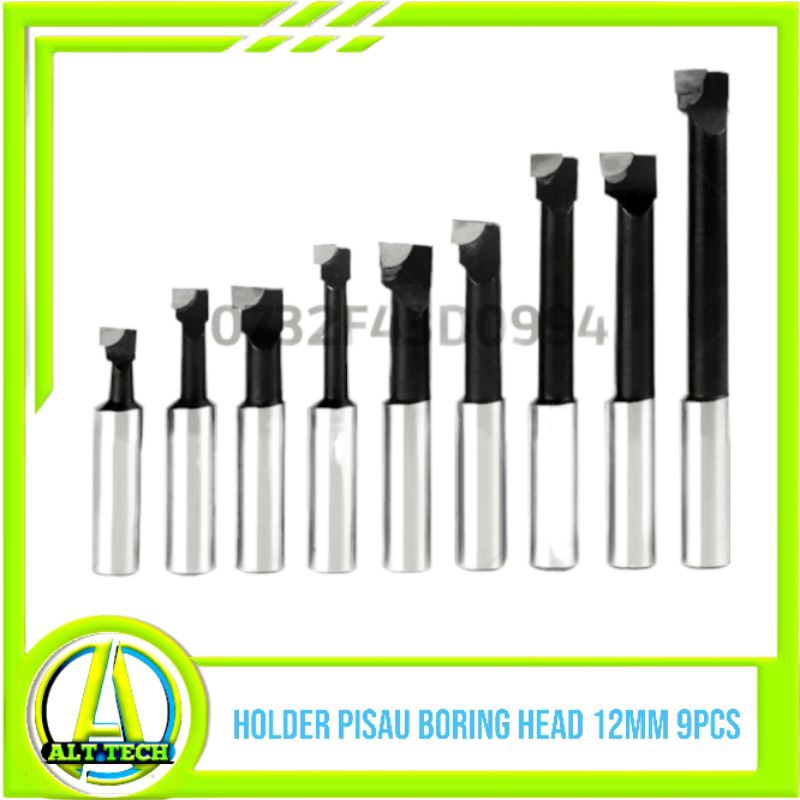 9pcs Holder pisau boring head 12mm cocok untuk kepala boring 50mm