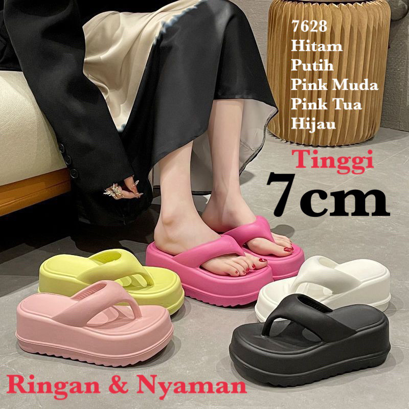SANDAL WANITA RINGAN 7628 ANTI LICIN
