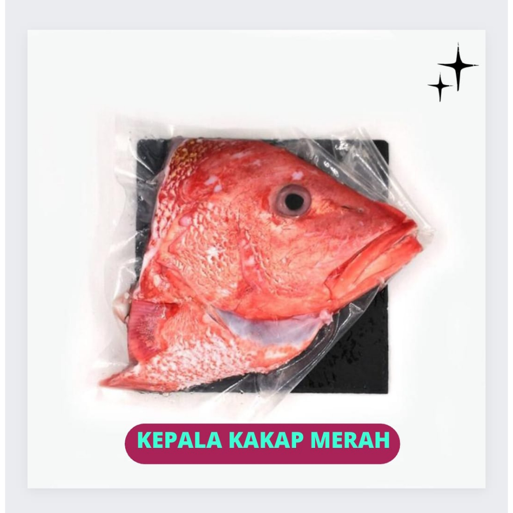 

Kepala Kakap Merah Segar 1Kg