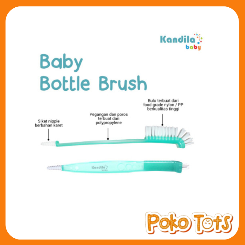 Kandila Baby Bottle Brush KDL06-6 Sikat Pembersih Botol Susu Bayi