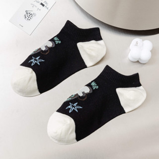 GO!KK1275 Kaos Kaki Motif Bunga Flowers Fashion Pendek Ankle Semata Kaki Socks Korean Model Cute