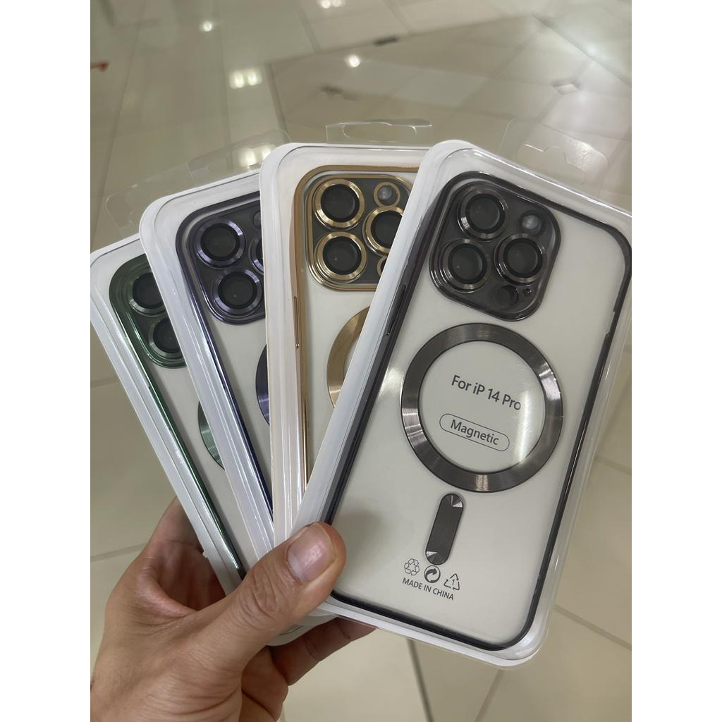 Case MAGSAFE CHROME IPHONE 11 PRO 11 PROMAX 12 PRO 12 PROMAX