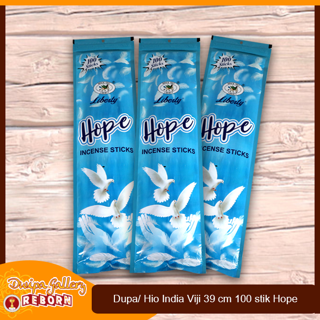 Dupa Hio Wangi Aromaterapi India Viji Hope Isi 100 stik 39 cm