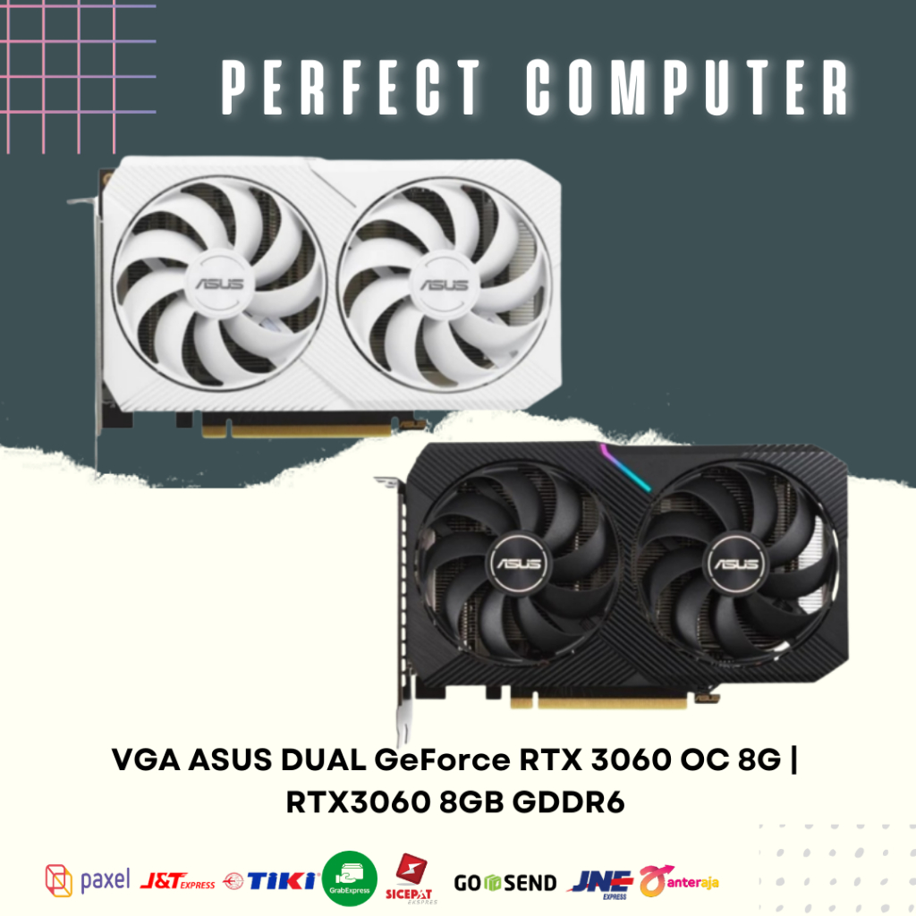 VGA ASUS DUAL GeForce RTX 3060 OC 8G | RTX3060 8GB GDDR6