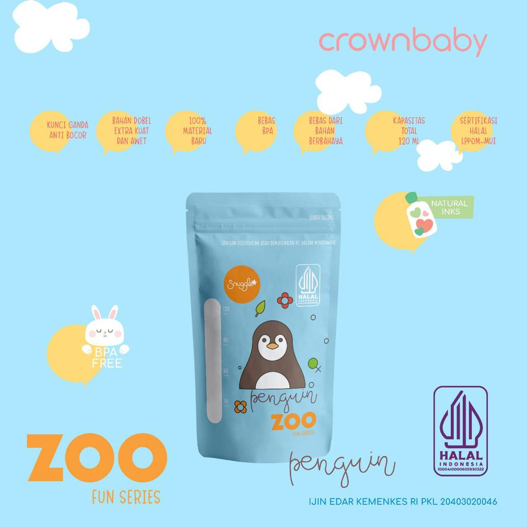 CROWN Kantong Asi 100 ml Breastmilk Storage isi 30 100+20 ml