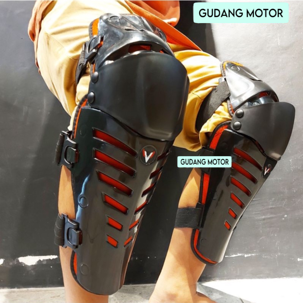 Decker Motor - Knee Protector Raptor - Pelindung Lutut Motocross Touring