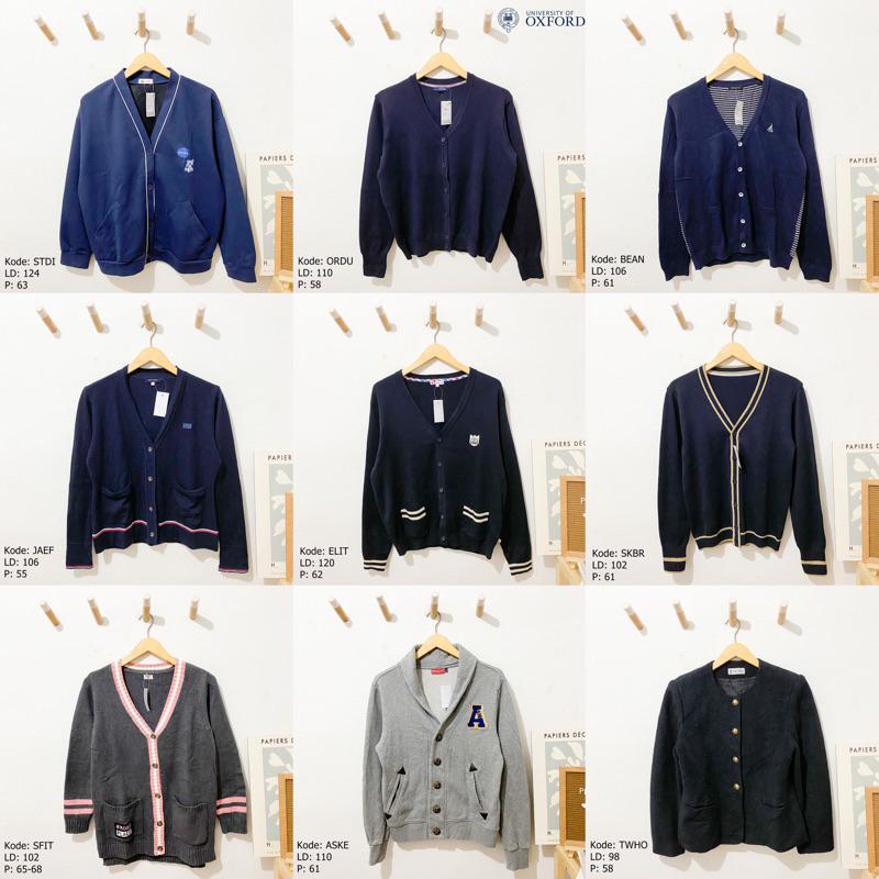 Cardigan Collection | Picked by Minky | rajut, long outer, kepang, jaket rajut, academia, tebel, teb