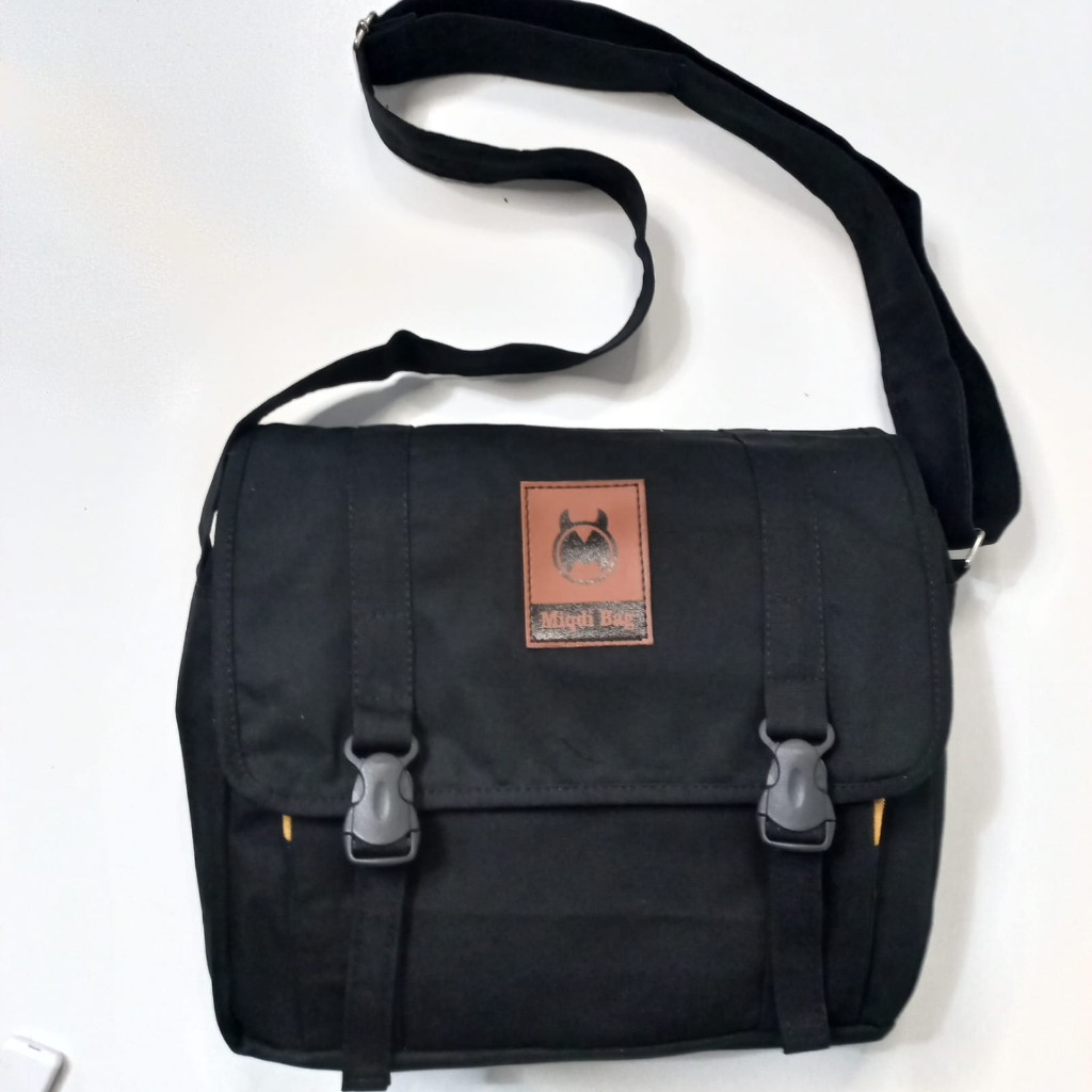 TAS SELEMPANG PRIA WANITA KANVAS TAS SELEMPANG KANVAS TAS MESSENGER TAS KULIAH SLING BAG TAS HANGOUT