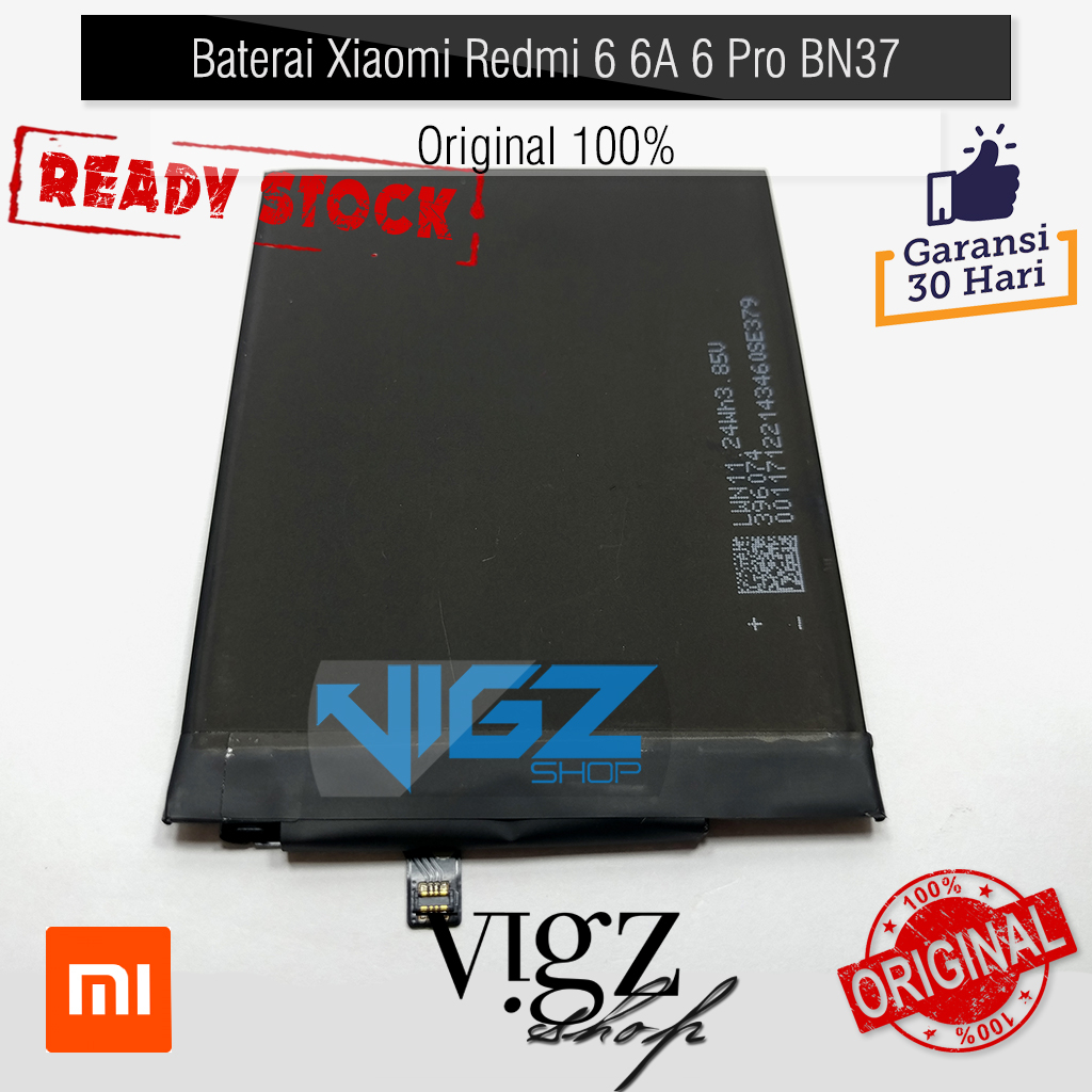 Baterai Xiaomi Redmi 6 6A BN37 Original 100%