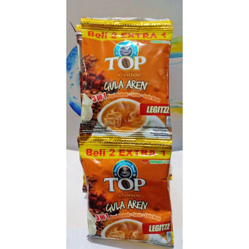 

KOPI TOP SUSU GULA AREN 15X27 GR
