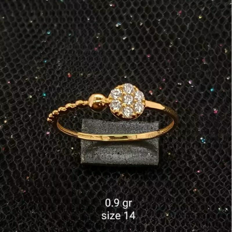 Cincin Nikah Emas 17k 0.9 Gram Kadar 750