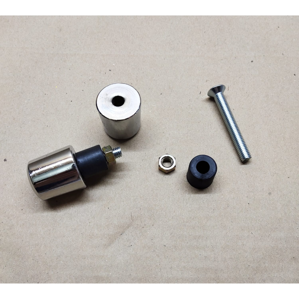 Jalu stang ninja baut 12 full besi padat finishing chrome