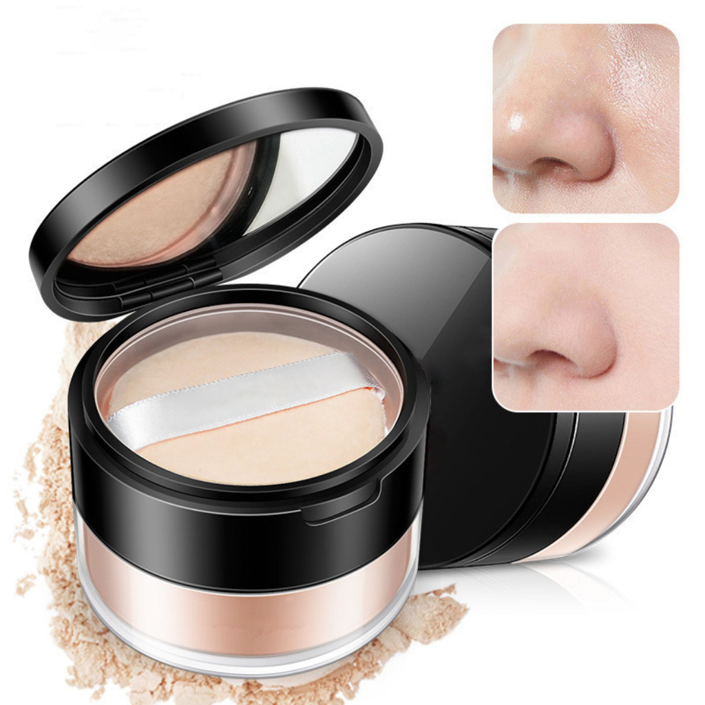 Loose Powder Bedak Tabur Rejuvenation Repair Make Up Look Calm