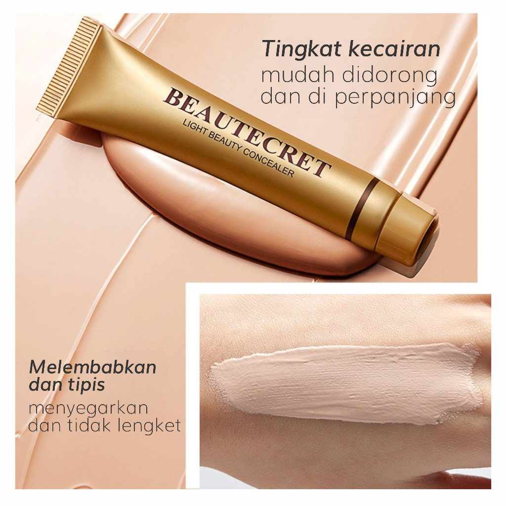 Beautecret Light Beauty Concealer Natural Color Menutupi Noda Pada Wajah