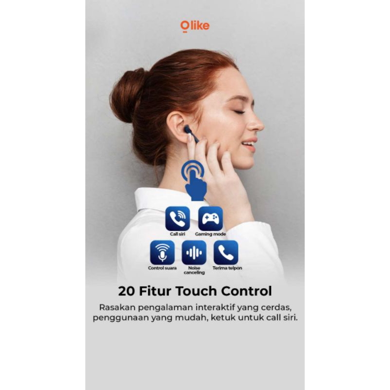 Olike True Wireless Bluetooth Earphone Earbuds TWS Headset EJ2