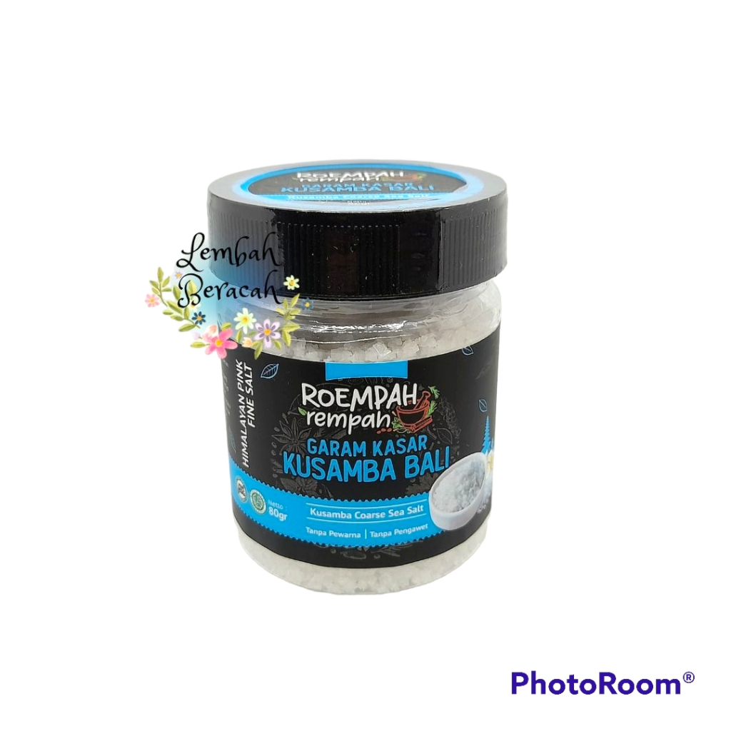 

ROEMPAH REMPAH Garam Kasar Kusamba Bali / Kusamba Coarse Sea Salt 80gr