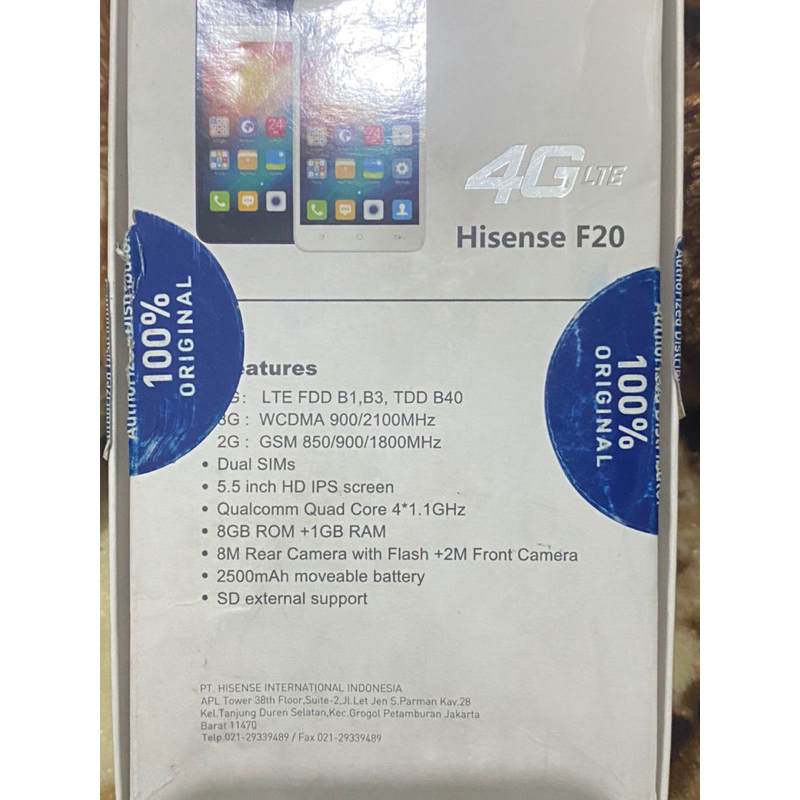 android murah hisense f20 wifi only