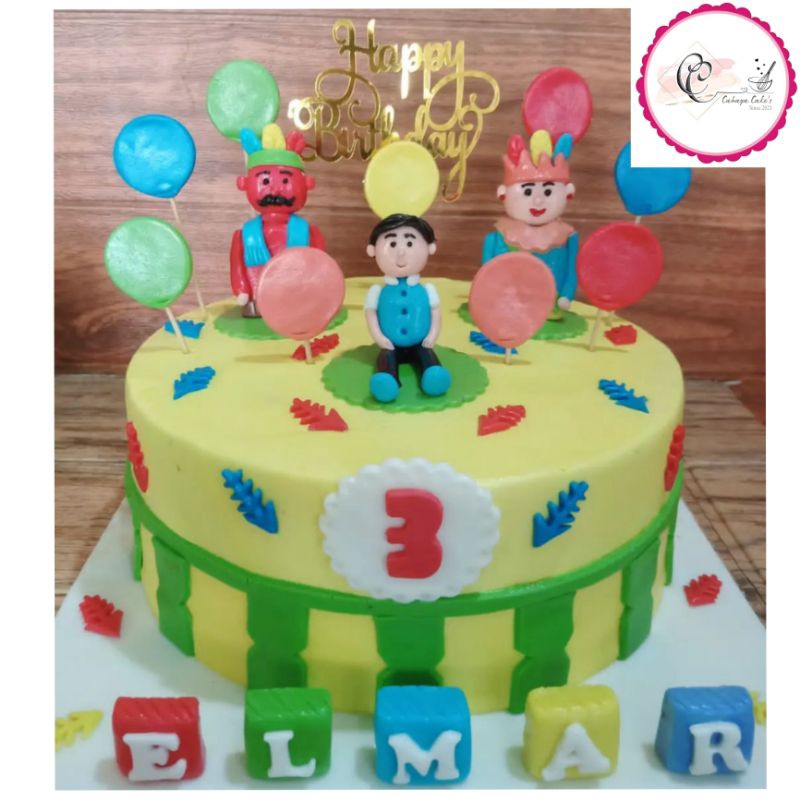 

Ondel Ondel Cake / Kue Ulang Tahun Jakarta / Kue Ultah Ondel Ondel