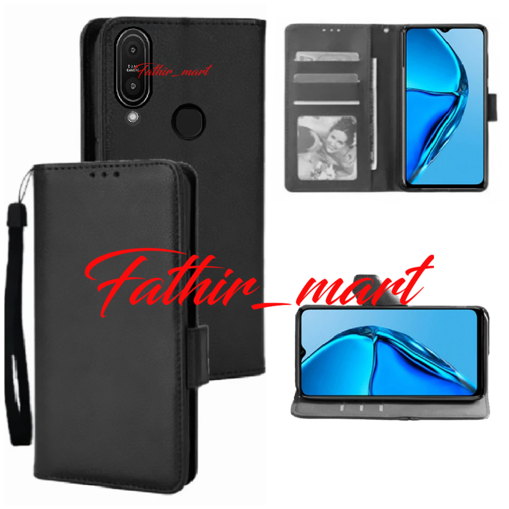 Case Dompet Hp Asus Zenfone Max Pro M1 / Max Pro M2 Case Leather Flip case Cover Kulit Casing Dompet