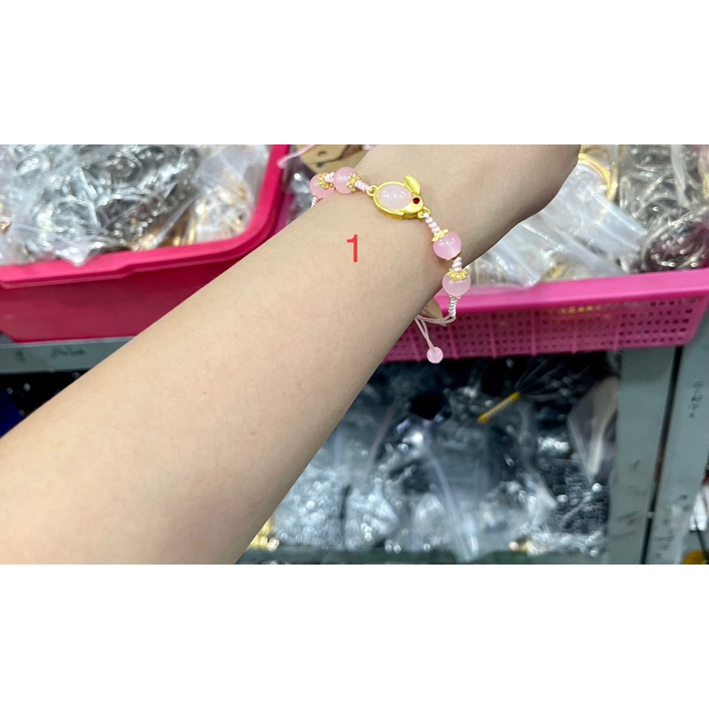 Fifi Fashion Gelang Kristal Tali Keberuntungan/Hoki Bisa Di Atur/Adjust G0020