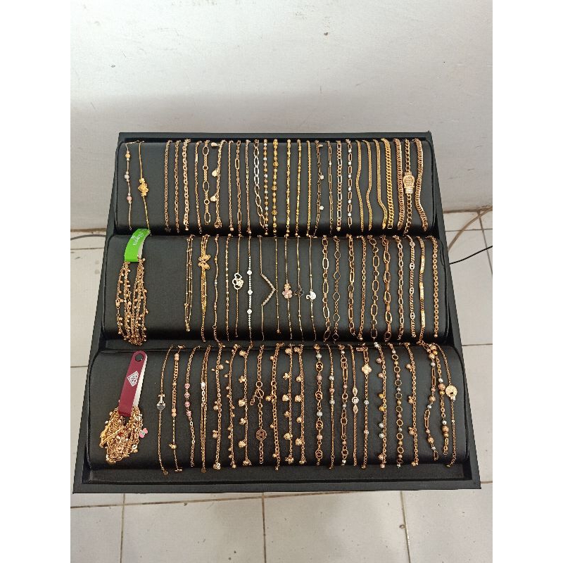 Display gunungan untuk gelang rante &amp; gl kaki (bisa custome ukuran)