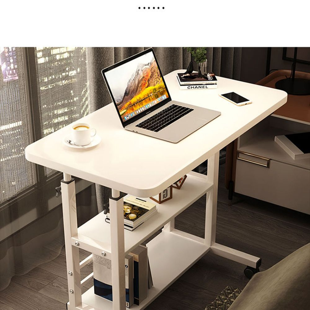 TaffHOME Meja Laptop Study Table Adjustable Double Layer 80x40cm - L200