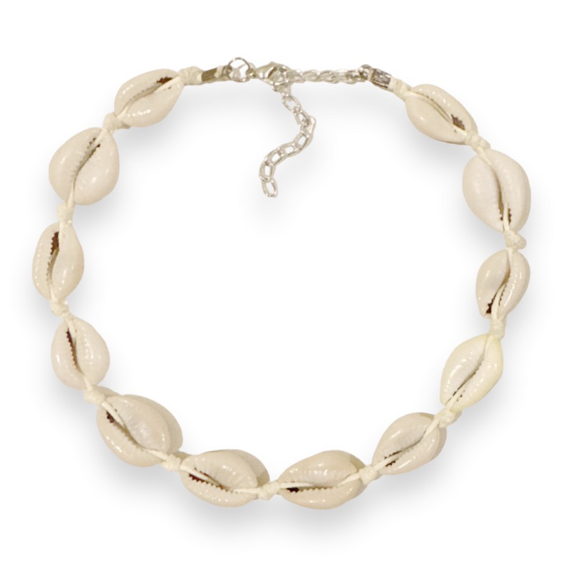 Kalung Tali Kerang Bali Bohemian Seashell Natural Shell Necklace Choker