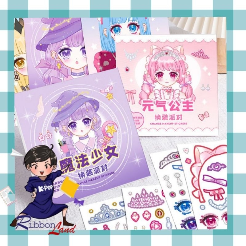 

DIY Buku Stiker Change Makeup Ketrampilan Dekorasi