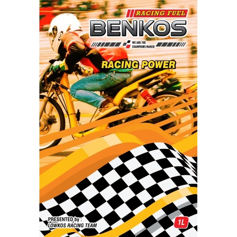 BENKOS - RACING FUEL OKTAN 105 Merah 1 Liter