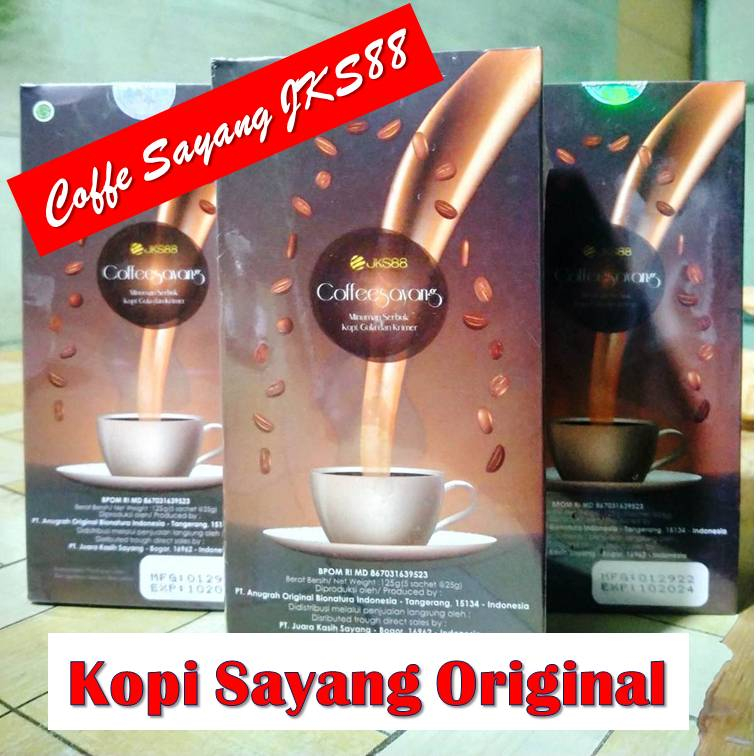 

Original Kopi Sayang | Produk Viral JKS88 | Untuk semua keluhan pria dan wanita | Isi 5 Sachet
