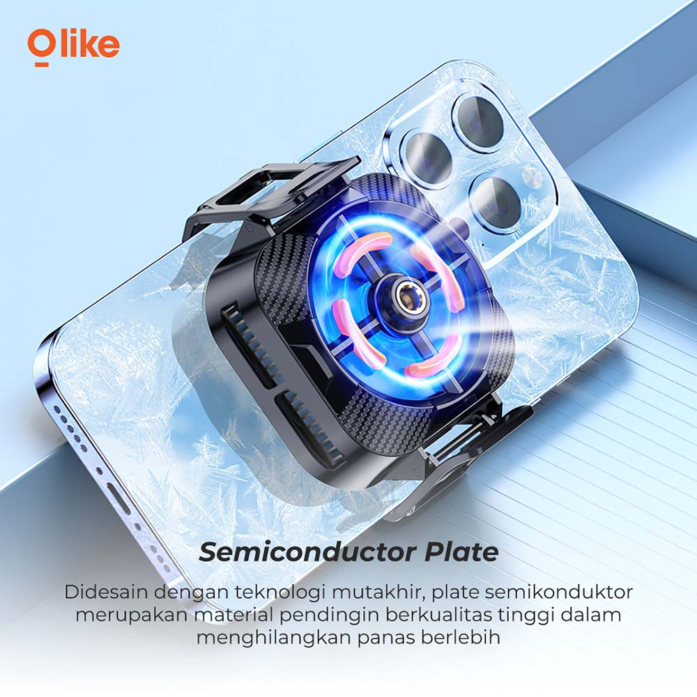 OLIKE COOLING FAN GAMING PHONE COOLER RADIATOR PENDINGIN HP CF1