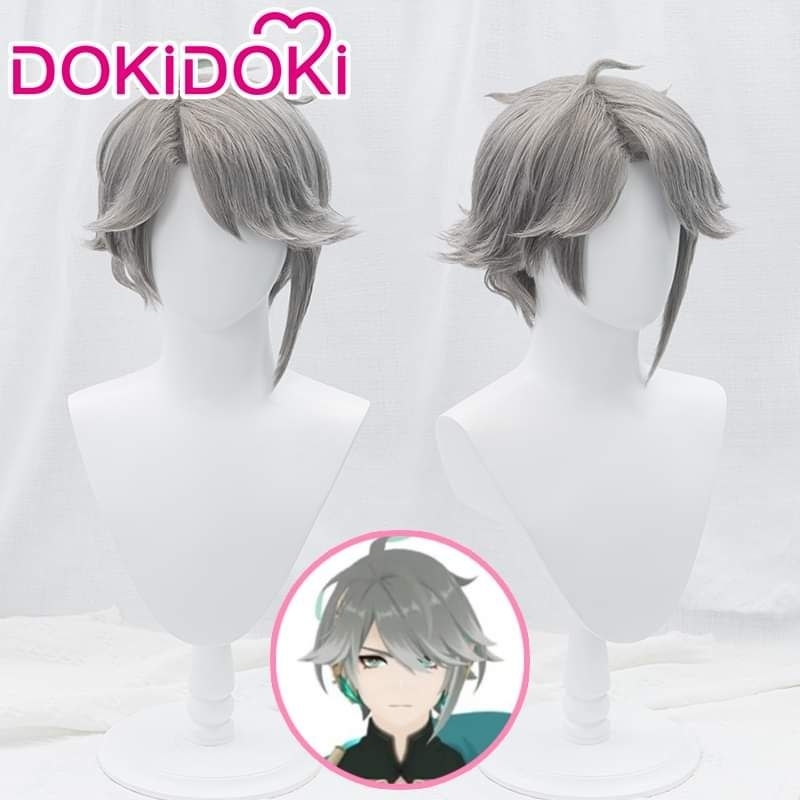 ✨ READY ✨ DokiDoki - Al Haitham Genshin Impact Wig Cosplay HQ Import