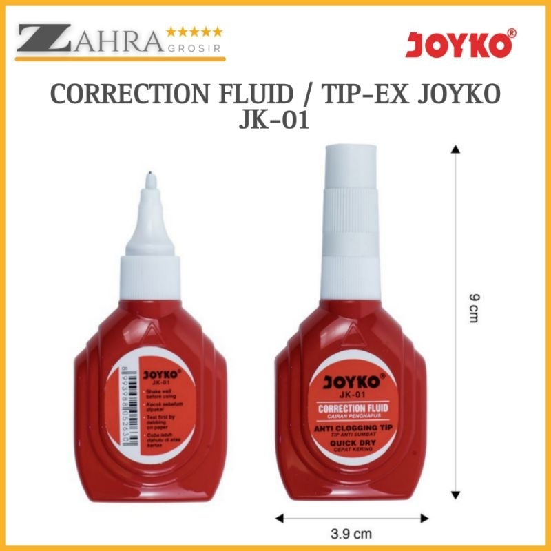 

Tipe X Correction Fluid Penghapus Cair Joyko JK-01 Original