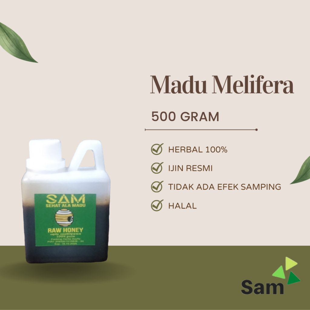 

Madu Murni Appis Mellipera Raw Honey 500 Gram 1 Kg tanpa proses dan tanpa campuran