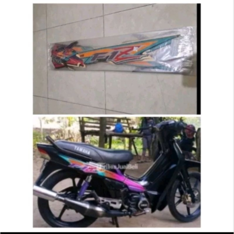 Striping stiker les body Fiz R tahun 1995