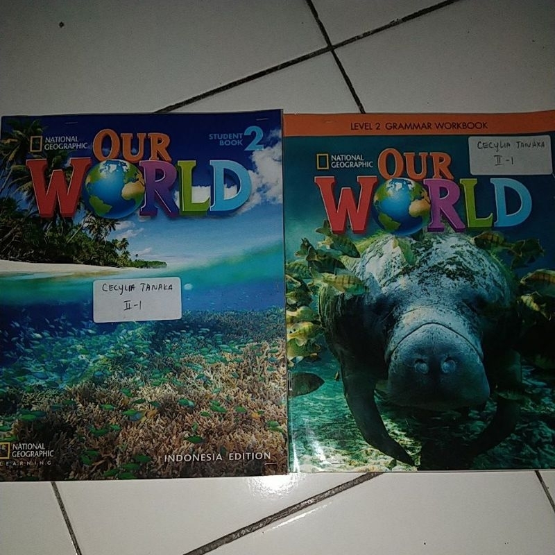 buku our world 2 studentbook &workbook