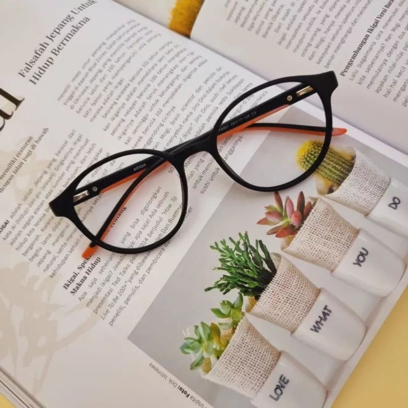 Frame Kacamata Sporty Pria/Wanita | Kacamata Minus Photocromic | Kacamata Antiradiasi | Kacamata Blu