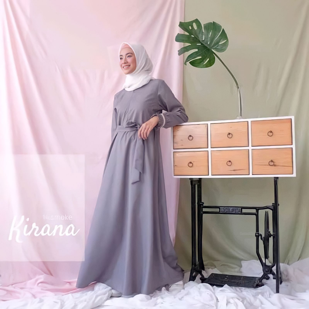 Gamis Katun Polos Dress Toyobo Madina Remaja Terbaru Kekinian Brukat Premium Jumbo