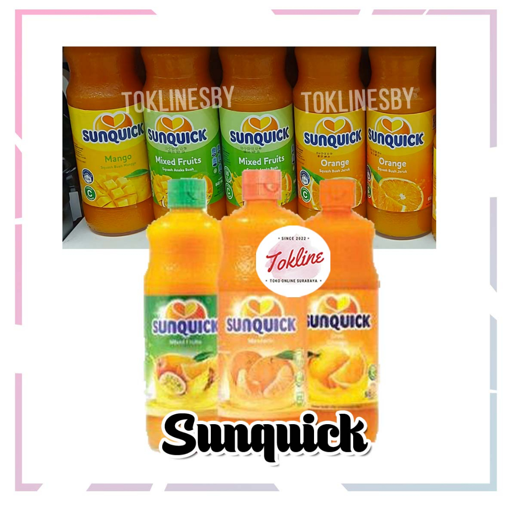 

[ 1 Karton isi 12 ] Sunquick Sirup Mangga Squash Aneka Buah Jeruk Mango Mixed Fruit Orange 300ml