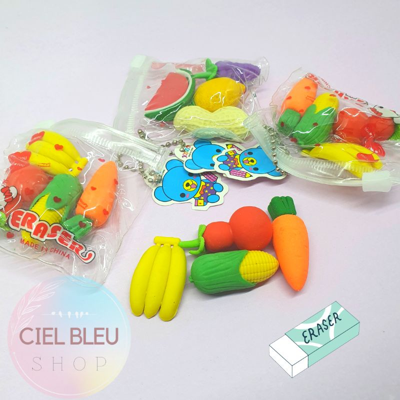 

Penghapus BUAH SAYURAN / Penghapus Mini Karakter Anak