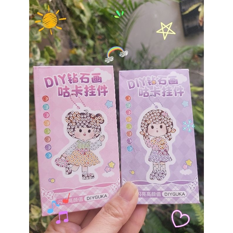 [ULTRATOYS] DIY STICKER AESTHETIC DIAMOND  PAINTING LUCU