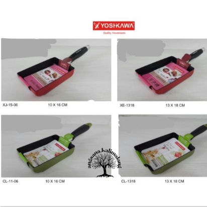 Yoshikawa Minowa Egg Pan Teflon Kotak / Tamagoyaki Pan