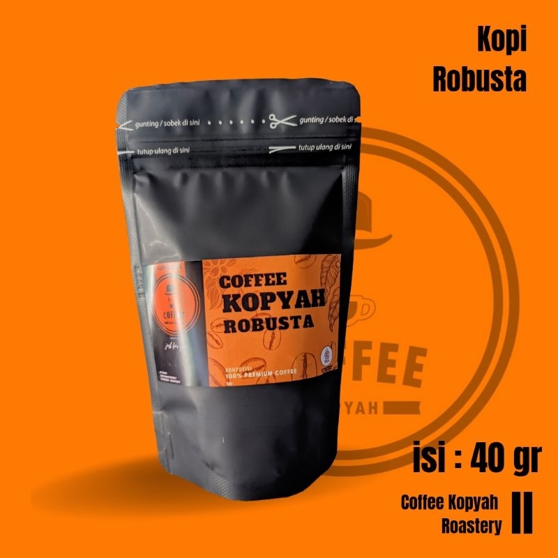 

[ COD ] coffee kopyah Kopi robusta 40 gr