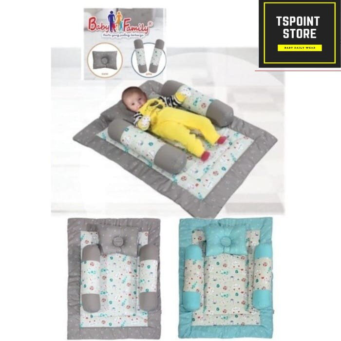 TSPOINT Matras Kasur Bantal Peyang Guling Bayi Baby Family /Matras Bayi Empuk