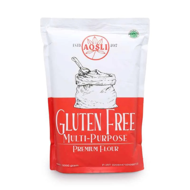 [oddsolshop] pekanbaru/Aosli Tepung Mocaf 1 kg Bebas Gluten Free Premium Flour Bahan Baking Kue Cake